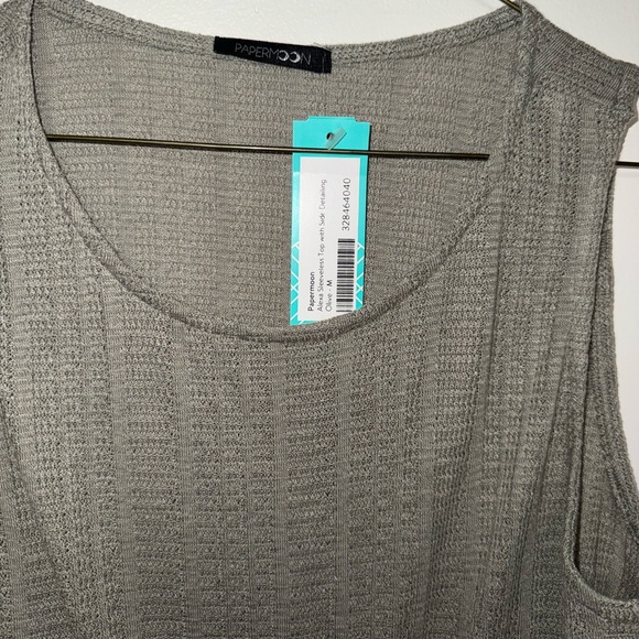 Papermoon Gray Tank Top - Picture 2 of 6